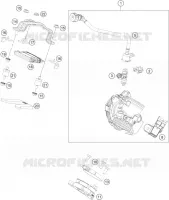 BOITIER PAPILLON INJECTION pour KTM 390 DUKE WHITE de 2017