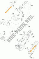 BATTERIE pour KTM 1190 RC8 R TRACK de 2011