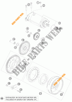 DEMARREUR ELECTRIQUE pour KTM 1190 RC8 R TRACK de 2011