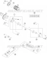 POMPE A HUILE pour KTM 390 DUKE WHITE ABS de 2016
