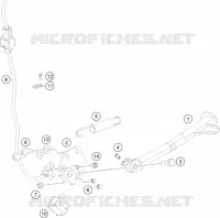 BEQUILLE LATERALE / CENTRALE pour KTM 390 DUKE BLACK ABS de 2015