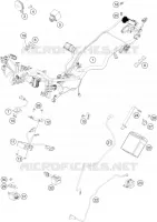 FAISCEAU ELECTRIQUE pour KTM 390 DUKE BLACK ABS de 2015