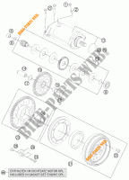 DEMARREUR ELECTRIQUE pour KTM 1190 RC8 R WHITE de 2014