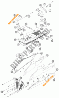 ECHAPPEMENT pour KTM 1190 RC8 R WHITE de 2014