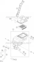 FILTRE A AIR pour KTM 250 DUKE BLACK ABS de 2016