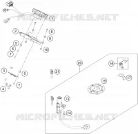 CONTACTEUR A CLE pour KTM 250 DUKE BLACK ABS de 2015