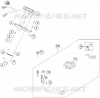 CONTACTEUR A CLE pour KTM 250 DUKE BLACK ABS de 2015