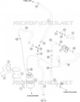 EVAPORATIVE CANISTER pour KTM 250 DUKE BLACK ABS de 2015