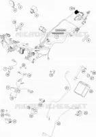 FAISCEAU ELECTRIQUE pour KTM 200 DUKE WHITE NON ABS de 2015