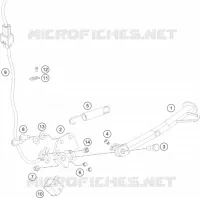 BEQUILLE LATERALE / CENTRALE pour KTM 200 DUKE ORANGE NON ABS de 2015