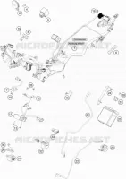 FAISCEAU ELECTRIQUE pour KTM 200 DUKE ORANGE NON ABS de 2014