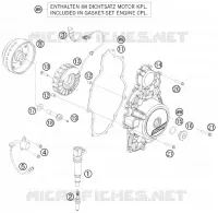 ALLUMAGE pour KTM 1190 RC8 R TRACK de 2012