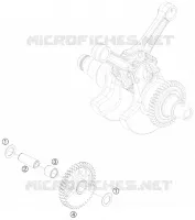 ARBRE D'EQUILIBRAGE pour KTM 1190 RC8 R TRACK de 2012