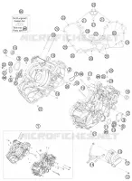 CARTER MOTEUR pour KTM 1190 RC8 R TRACK de 2012