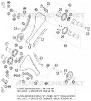 DISTRIBUTION pour KTM 1190 RC8 R TRACK de 2012