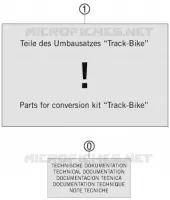 KIT DE CONVERSION pour KTM 1190 RC8 R TRACK de 2012