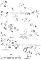 MECANISME DE SELECTION DE VITESSES pour KTM 1190 RC8 R TRACK de 2012