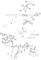 PHARE / FEU ARRIERE pour KTM 1190 RC8 R TRACK de 2012