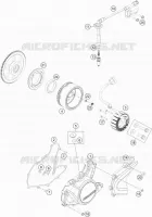 ALLUMAGE pour KTM 125 DUKE WHITE ABS BAJ.DIR. 2014 EU F4003N7 2014 EU F4003N7 de 2014