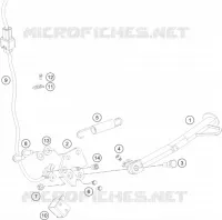 BEQUILLE LATERALE / CENTRALE pour KTM 125 DUKE WHITE ABS BAJ.DIR. 2014 EU F4003N7 2014 EU F4003N7 de 2014