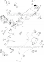 FAISCEAU ELECTRIQUE pour KTM 125 DUKE ORANGE ABS de 2014