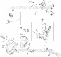 PHARE / FEU ARRIERE  125 ktm-moto 2013 DUKE 17