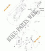 EVAPORATIVE CANISTER pour KTM 690 ENDURO R ABS de 2014