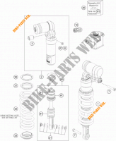 AMORTISSEUR pour KTM 690 ENDURO R ABS de 2014