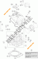 CULASSE pour KTM 690 ENDURO R ABS de 2014