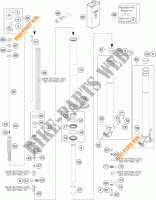 FOURCHE (PIECES) pour KTM 690 ENDURO R de 2013