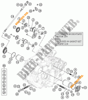POMPE A HUILE pour KTM 690 ENDURO R de 2013