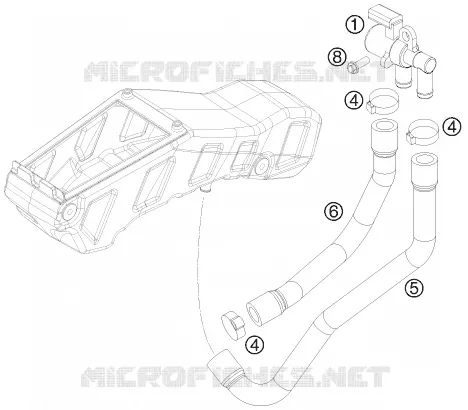 SECONDARY AIR SYSTEM SAS KTM MOTO 690 2010 ENDURO  690 ENDURO R