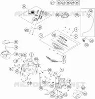 CONTACTEUR A CLE pour KTM 1090 ADVENTURE L 35KW A2 de 2017