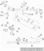MECANISME DE SELECTION DE VITESSES pour KTM 1090 ADVENTURE L 35KW A2 de 2017