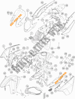 PLASTIQUES pour KTM 1090 ADVENTURE L 35KW A2 de 2017