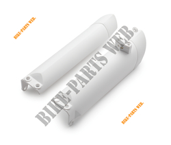 FORK PROTECTOR  SET 85SX WHITE