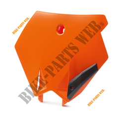 PLAQUE NUMERO  KPL. ORANGE  03