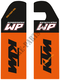 STICKER PROTECTION DE FOURCHE<br />FORK PROT. STICKER-SET WP/KTM