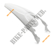 REAR FENDER WHITE